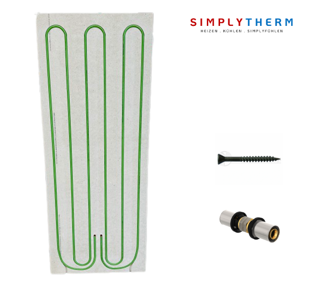 Simplytherm FIX Bausatz Wand/Deckenplattensystem 1m2