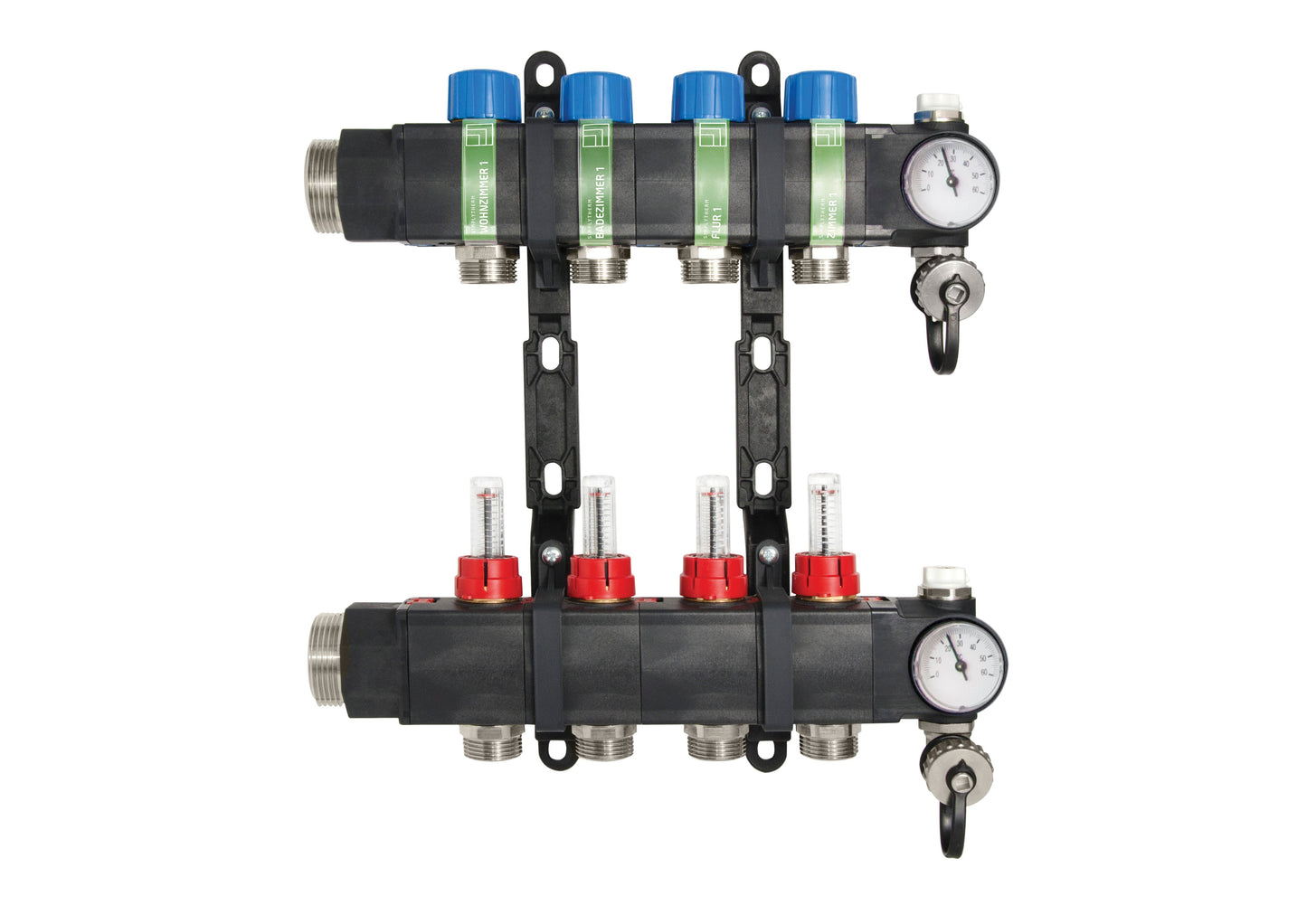 Modularer SIMPLYTHERM Kunststoffverteiler DS