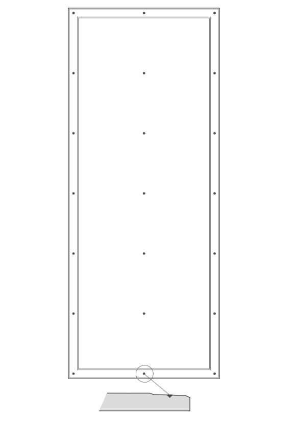 Simplytherm FIX Bausatz Wand/Deckenplattensystem  1m2